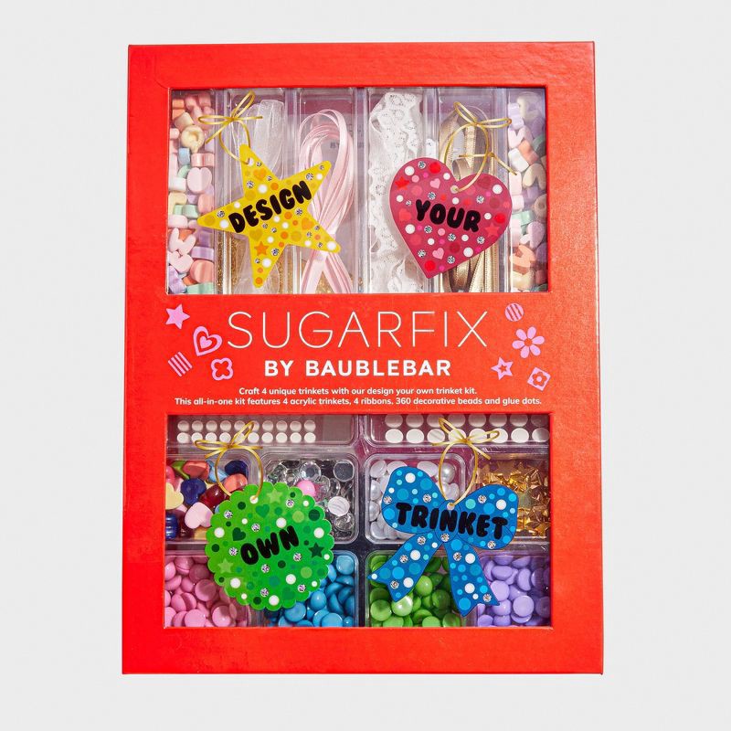 slide 2 of 4, SUGARFIX by BaubleBar 4ct Embellished Trinket Craft Kit Gift, 4 ct