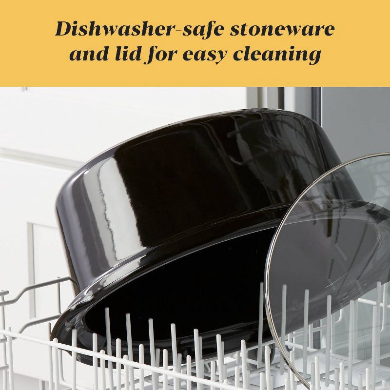 slide 5 of 8, Crock-Pot 8qt Manual Slow Cooker Black, 8 qt