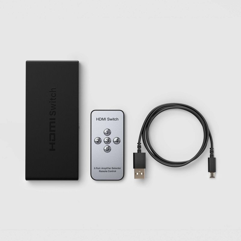slide 2 of 4, HDMI Switch Port 5 - Dealworthy™, 1 ct