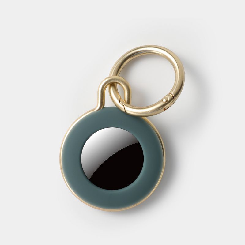 slide 1 of 6, AirTag Silicone Keychain - heyday™ Rain Teal Blue, 1 ct