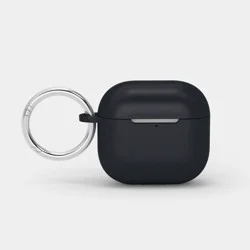 AirPods (4th generation) Silicone Case with Clip - heyday™ Black with Silver