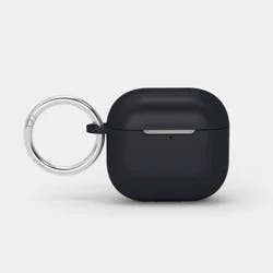 AirPods (4th generation) Silicone Case with Clip - heyday™ Black with Silver