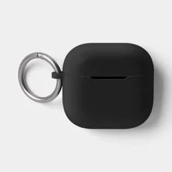 AirPods (4th generation) Silicone Case with Clip - heyday™ Black with Silver