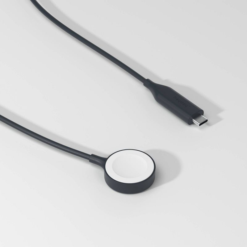 slide 4 of 4, Apple Watch Charger - heyday™ Black, 1 ct