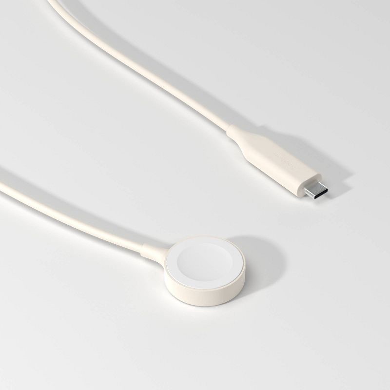 slide 4 of 4, Apple Watch Charger - heyday™ Stone White, 1 ct