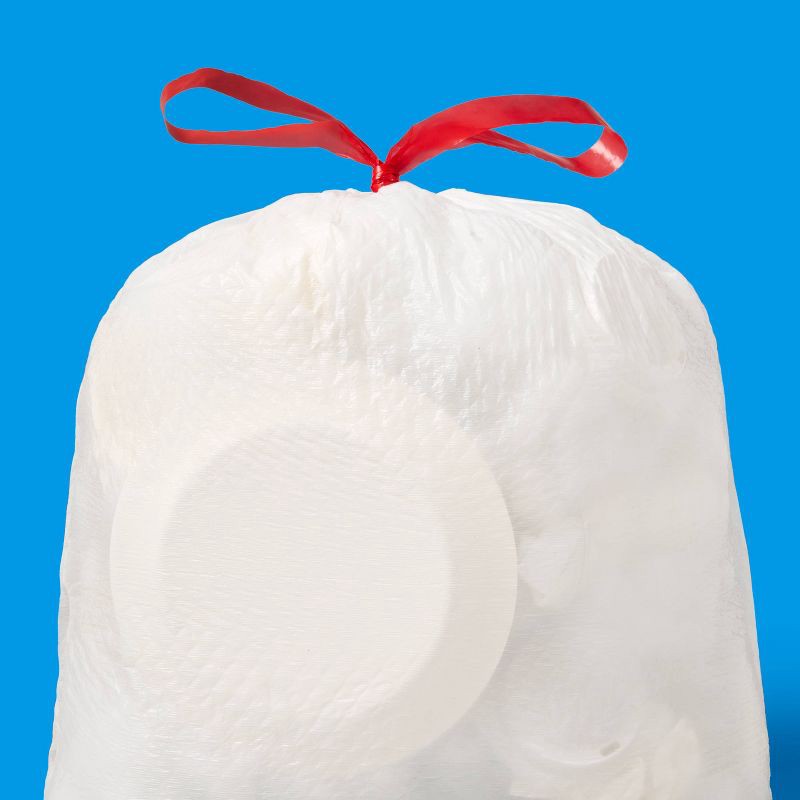 slide 2 of 3, UltraStretch Drawstring Medium Trash Bags - Fresh Scent - 8 Gallon - 40ct - up&up™, 8 gal, 40 ct