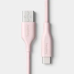 6ft USB-A to USB-C Silicone Cable - heyday™ Cosmetic Pink