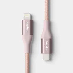 4ft USB-C to Lightning Braided Cable - heyday™ Cosmetic Pink