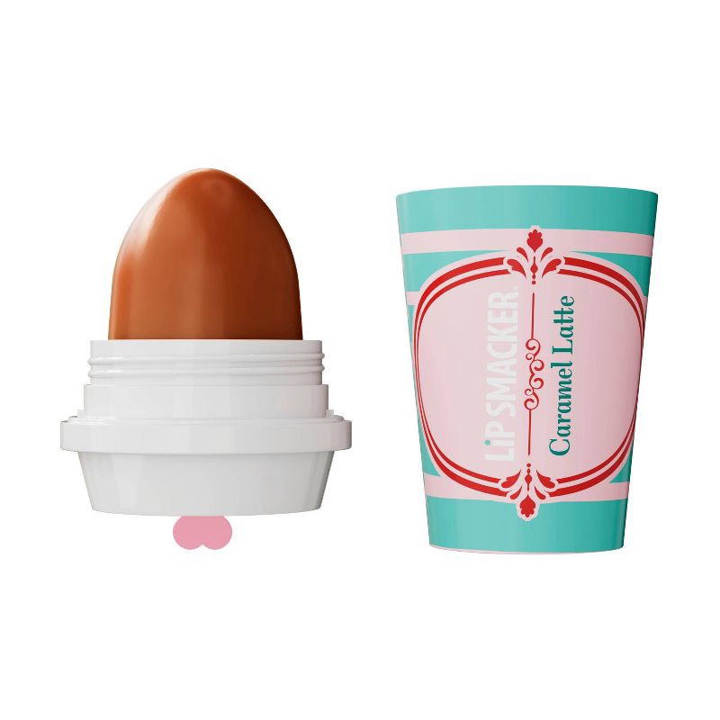 slide 4 of 7, Lip Smacker Holiday Cafe Lip Balm Trio - Peppermint Mocha Carmel Latte & Whipped Cream - 3ct, 3 ct