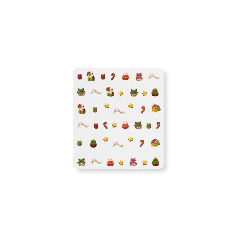 slide 3 of 4, Squishmallows Squishmallow Holiday Ornament - Nail Decal Gift Set - 2pc, 2 ct