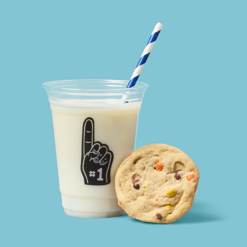 slide 2 of 3, Game Day Disposable Clear Cup - Fan Foam Finger - 18oz/30ct - up&up™, 18 oz, 30 ct