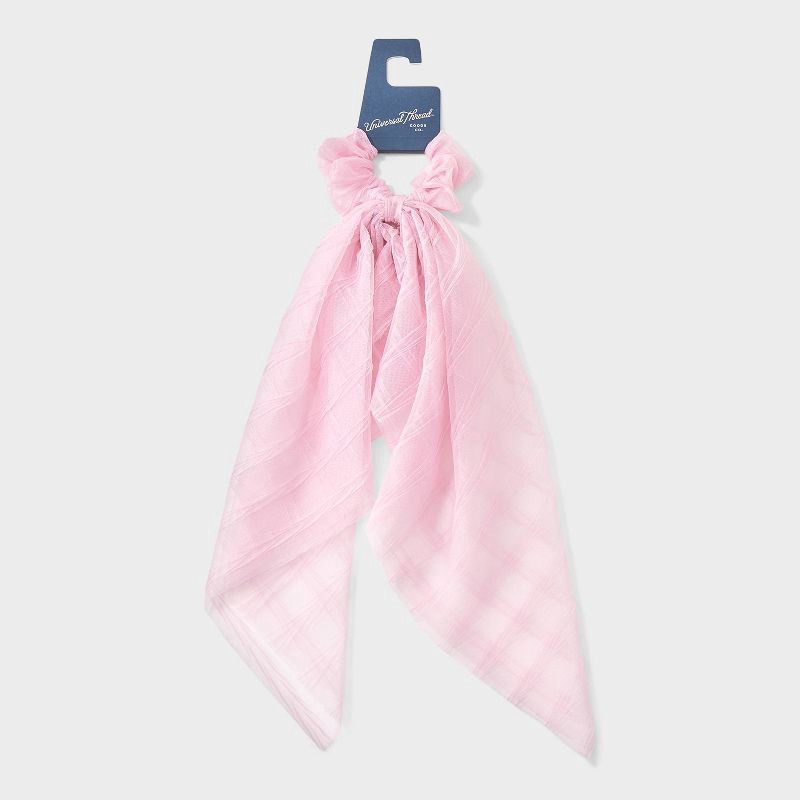 slide 2 of 3, Tulle Tail Hair Twister - Universal Thread™ Pink, 1 ct