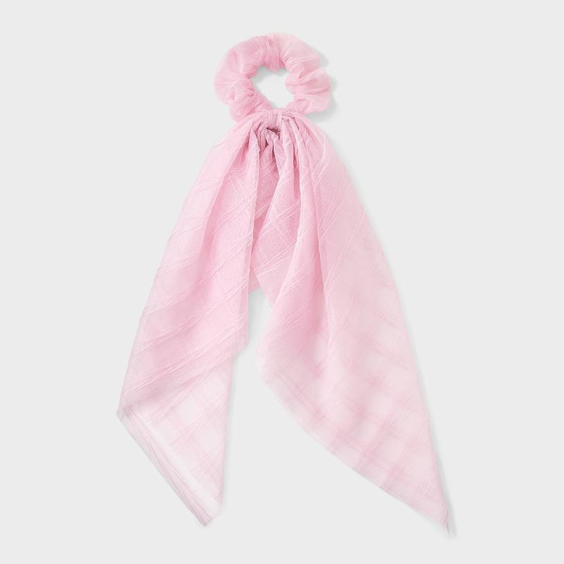 slide 1 of 3, Tulle Tail Hair Twister - Universal Thread™ Pink, 1 ct