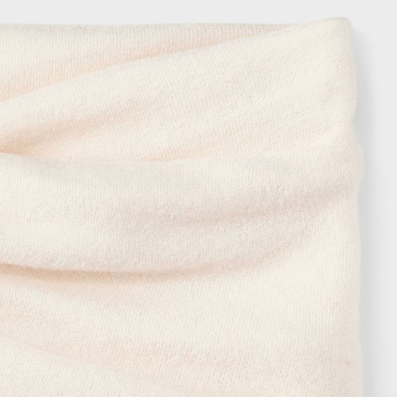 slide 3 of 3, Suede Jersey Wide Headwrap -Universal Thread™ Ivory, 1 ct