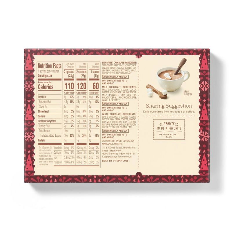 slide 2 of 3, Christmas Chocolate Shaped Spoons - 2oz - Favorite Day™, 2 oz