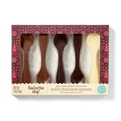Christmas Chocolate Shaped Spoons - 2oz - Favorite Day™