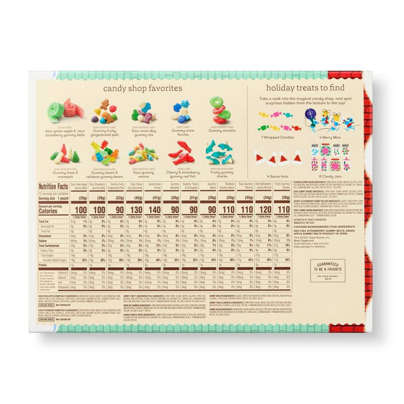 slide 2 of 3, Christmas 12 Days of Holiday Candy Countdown Advent Calendar - 14.8oz - Favorite Day™, 14.8 oz