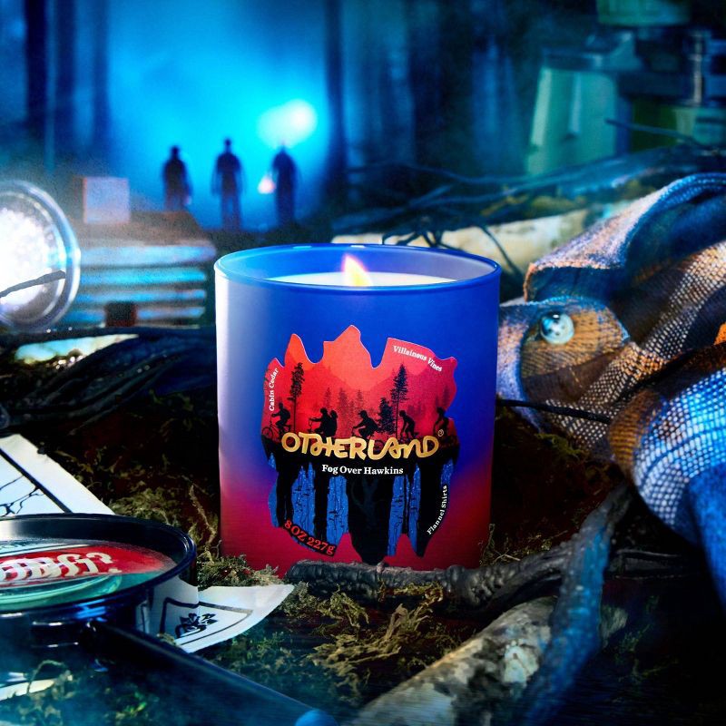 slide 2 of 4, Otherland Stranger Things Fog Over Hawkins Wax Jar Candle 8oz, 8 oz