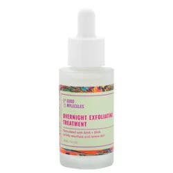 Good Molecules Overnight Exfoliating Face Treatment - 30ml: Vegan, Unscented, Serum, For Normal & Combination Skin