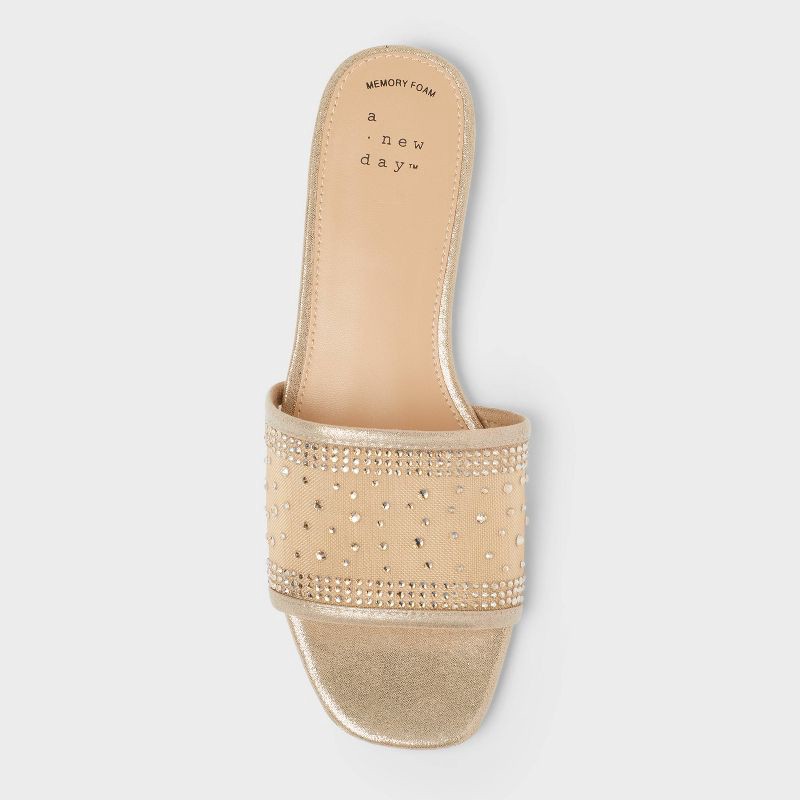 slide 3 of 4, Women's Elain Sandals - A New Day™ Gold 10, 1 ct