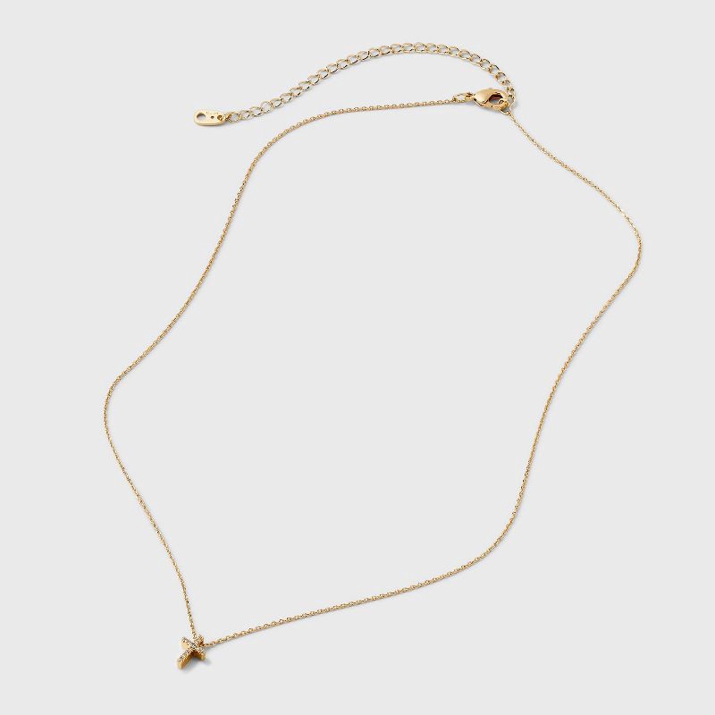 slide 2 of 4, 14K Gold Dipped Micro Cubic Zirconia Heart Pendant Necklace - Gold, 1 ct