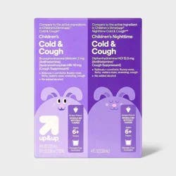 Children's Multi-Symptom Day & Night Cold Relief Syrup - Grape - 2pk/8 fl oz - up&up™