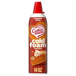 Coffee mate Pumpkin Spice Non Dairy Cold Foam Coffee Creamer - 14oz