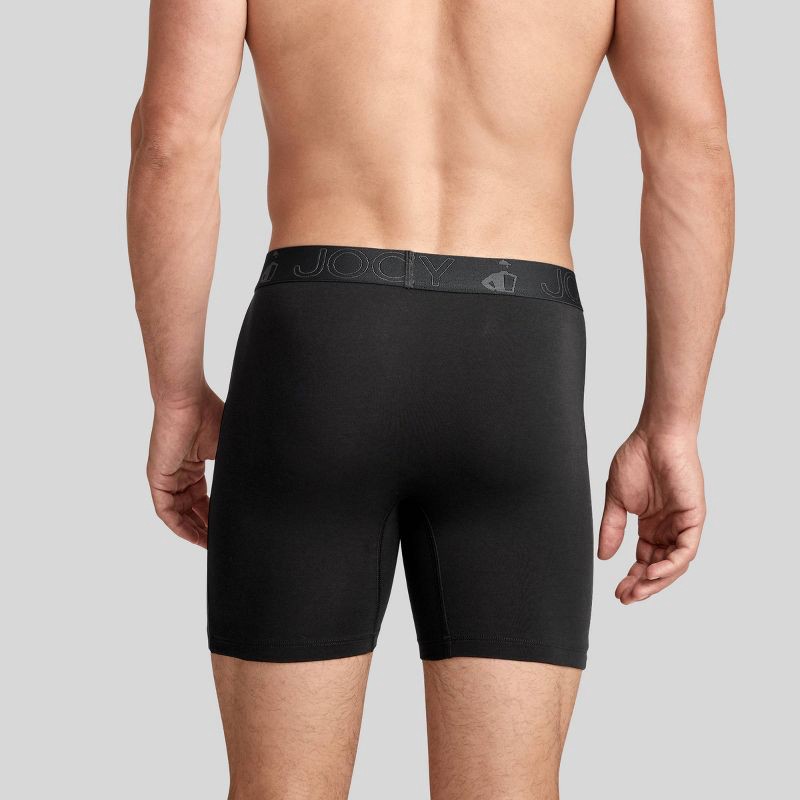 slide 2 of 4, Jockey Generation™ Men's Cotton Stretch 3pk Boxer Briefs - Black M, 3 ct