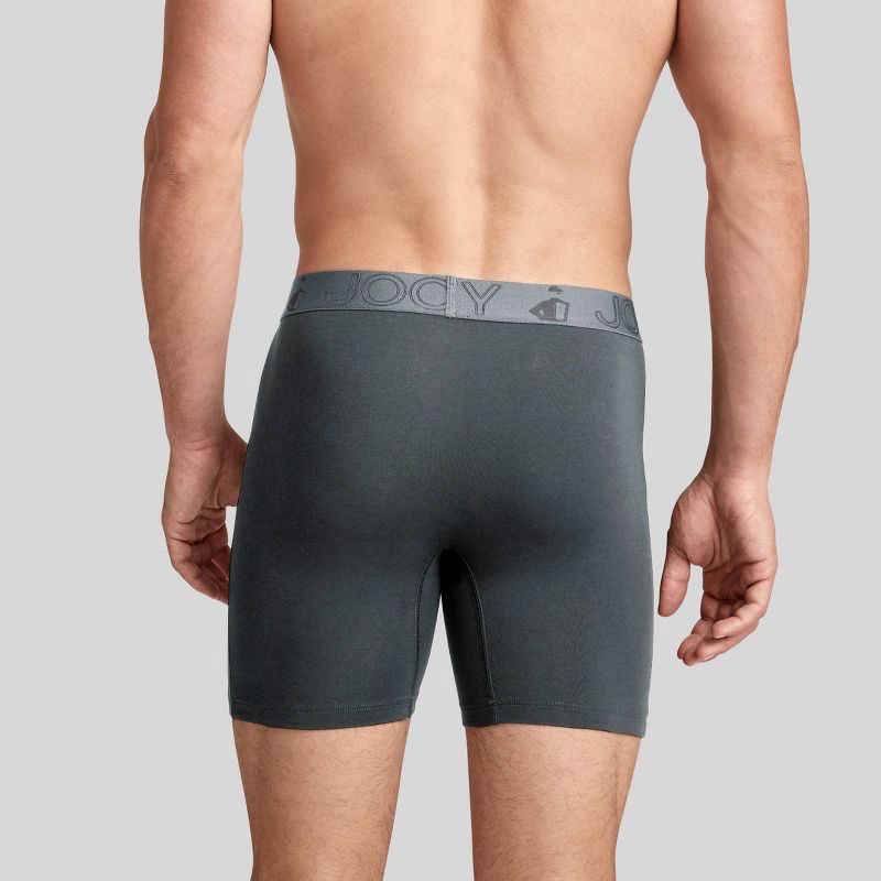 slide 2 of 4, Jockey Generation™ Men's Cotton Stretch 3pk Boxer Briefs - Gray/White S, 3 ct