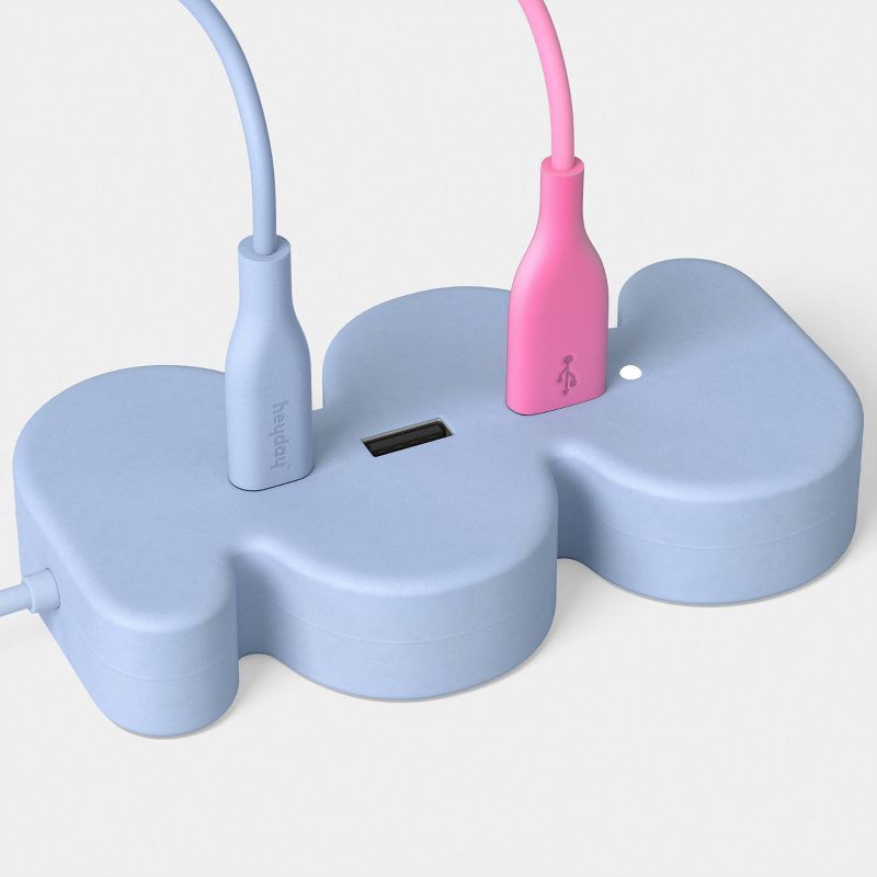 slide 2 of 3, Novelty USB Hub - heyday™ Squiggle Peri-Blue, 1 ct