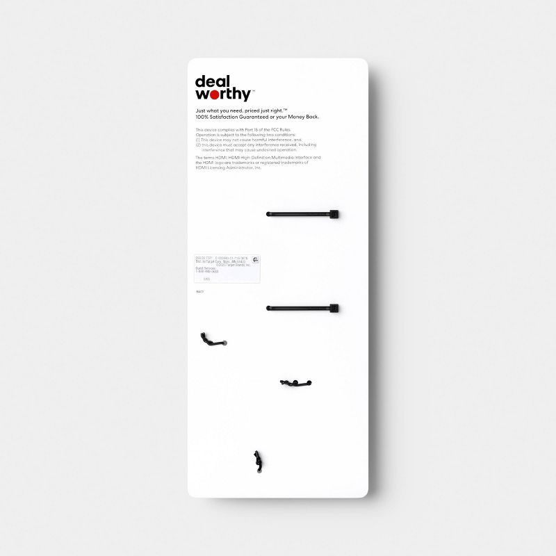 slide 3 of 3, USB-C 7-in-1 Hub with 1-4K HDMI 2-USB-A Gen 3 1-USB-C Aux SDTF Reader and Power Delivery - dealworthy™, 1 ct