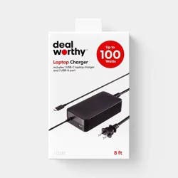 USB-C 100W Super Charger with 1-USB-A Gen2 and Power Delivery - dealworthy™