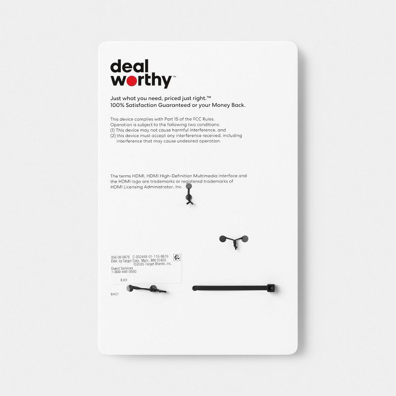 slide 3 of 3, USB-C 2-in-1 with 1-4K HDMI 1-USB-C and Power Delivery - dealworthy™, 1 ct