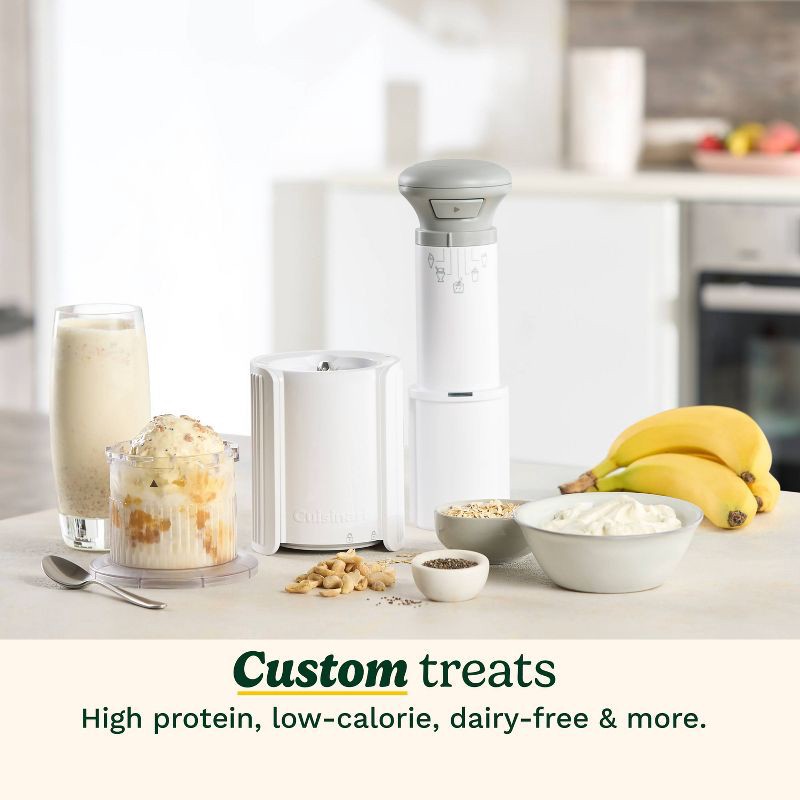 slide 5 of 9, Cuisinart FastFreeze 5-in-1 Ice Cream, Sorbet, Milkshakes, Slushies and Mix-In Frozen Dessert Maker, Includes 3 Mixing Cups with Lids ICE-FD10, 1 ct