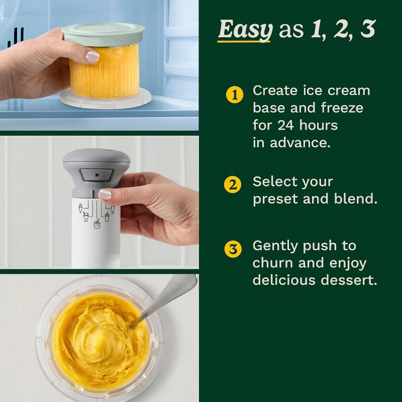 slide 7 of 9, Cuisinart FastFreeze 5-in-1 Ice Cream, Sorbet, Milkshakes, Slushies and Mix-In Frozen Dessert Maker, Includes 3 Mixing Cups with Lids ICE-FD10, 1 ct