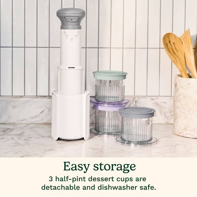 slide 8 of 9, Cuisinart FastFreeze 5-in-1 Ice Cream, Sorbet, Milkshakes, Slushies and Mix-In Frozen Dessert Maker, Includes 3 Mixing Cups with Lids ICE-FD10, 1 ct