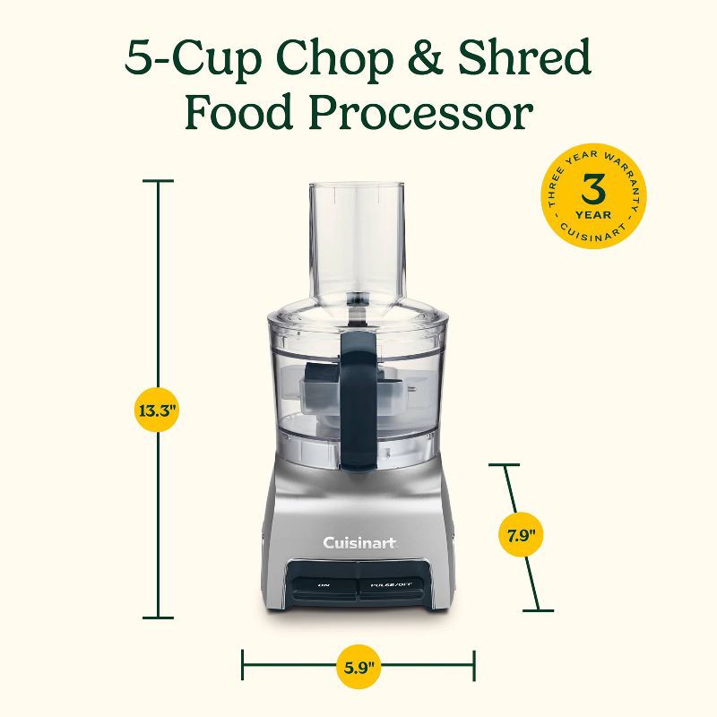 slide 9 of 9, Cuisinart Chop & Shred 5 Cup Food Processor FP-5, 1 ct