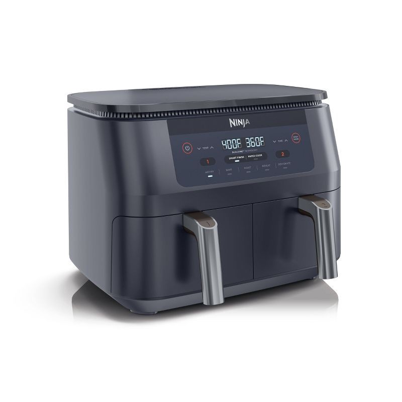 slide 2 of 11, Ninja Foodi 6qt 2 Basket Air Fryer Gray DZ090GY, 6 qt