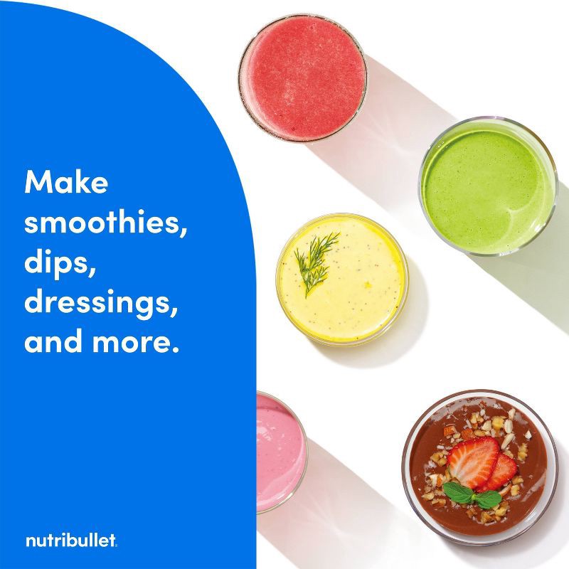 slide 6 of 9, NutriBullet Turbo 1000 Series Blender Matte White, 1 ct