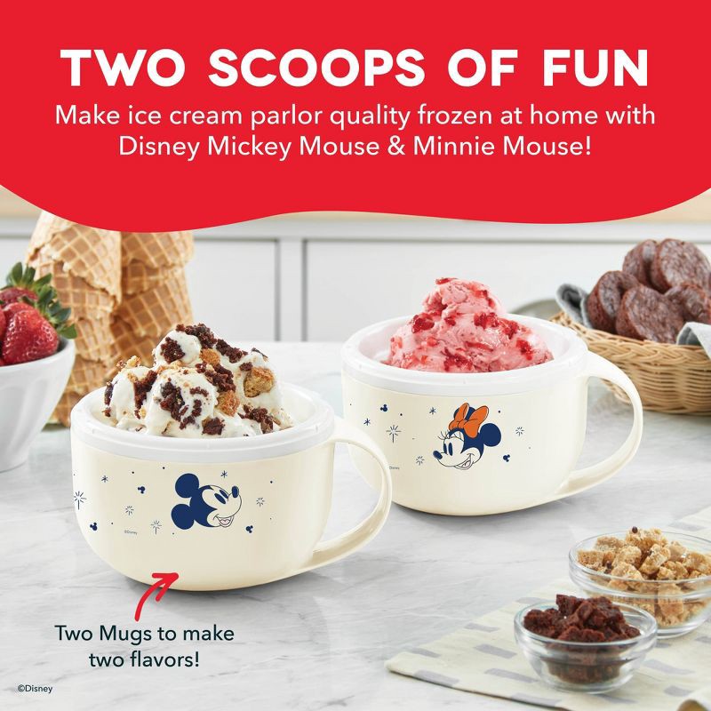 slide 3 of 8, Disney Dash Mickey & Minnie My Mug Ice Cream Maker Bundle, 1 ct