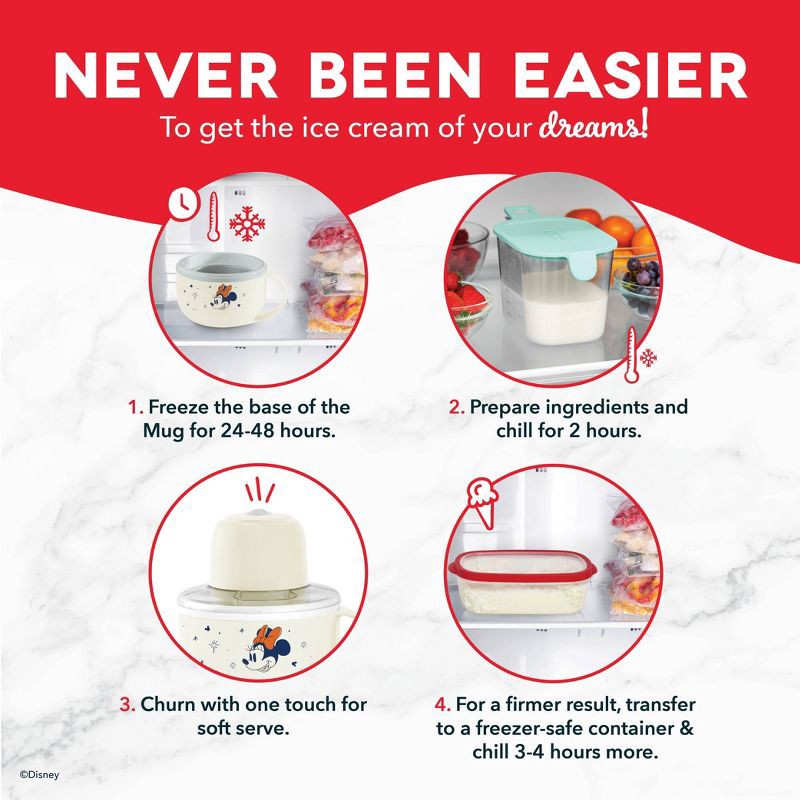 slide 6 of 8, Disney Dash Mickey & Minnie My Mug Ice Cream Maker Bundle, 1 ct
