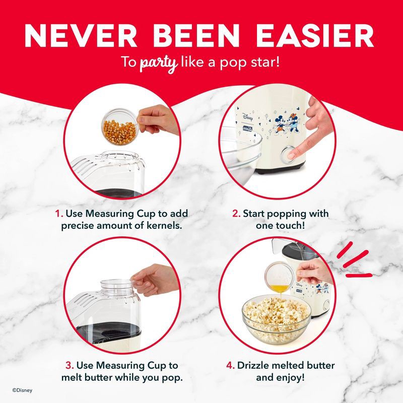 slide 5 of 7, Disney Dash Mickey & Minnie Fresh Pop Popcorn Maker, 1 ct