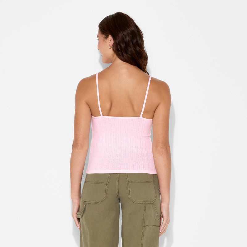 slide 4 of 4, Women's Tank Top - Wild Fable™ Pink M, 1 ct