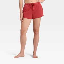 Women's Fleece Shorts - Auden™ Red M