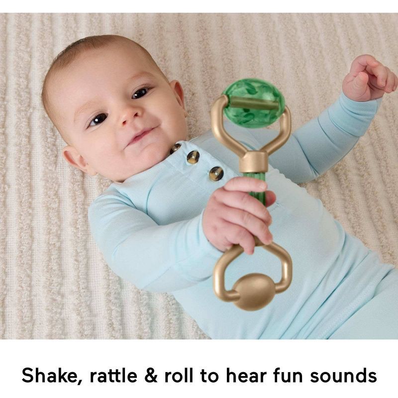 slide 4 of 6, Fisher-Price Mini Me Moments Self-Care Sensory Set, Baby Rattle & Teether Learning Toys - 6pc, 6 ct