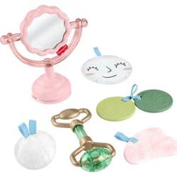 Fisher-Price Mini Me Moments Self-Care Sensory Set, Baby Rattle & Teether Learning Toys - 6pc