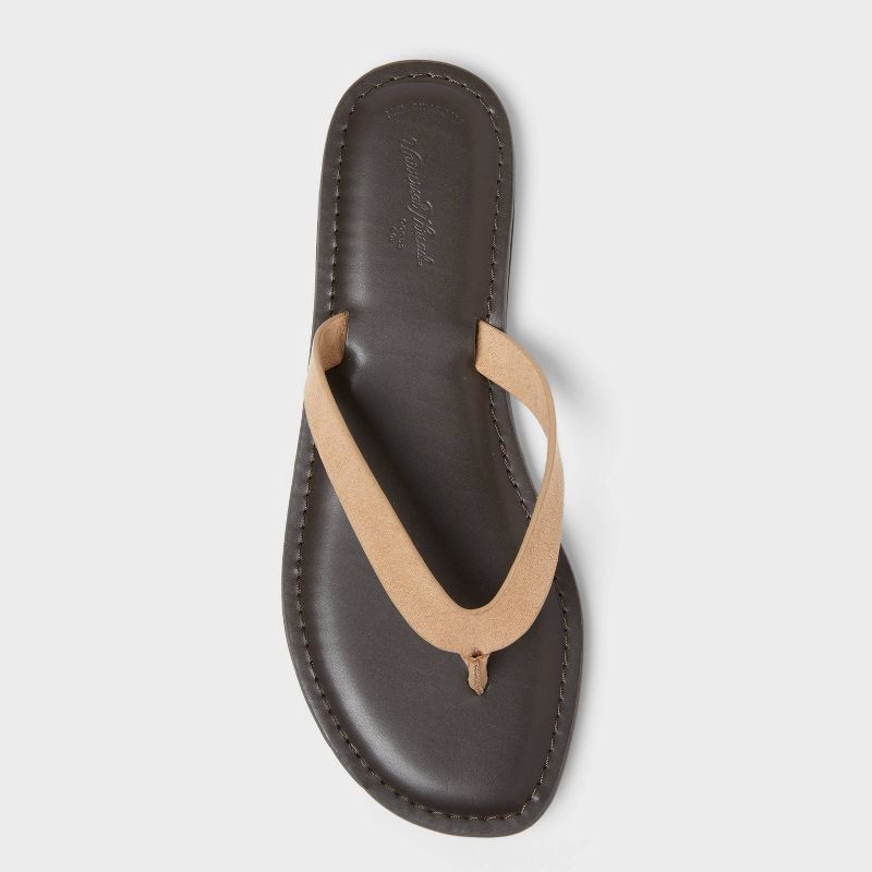 slide 3 of 4, Women's Sherry Faux Suede Sandals with Memory Foam Insole - Universal Thread™ Tan 10, 1 ct