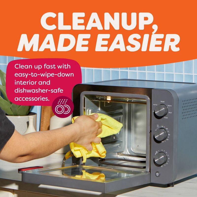 slide 9 of 10, Instant Pot InstantHeat 4 Slice Air Fryer Toaster Oven, 7-in-1, No Preheat Required Air Fry, Bake, Toast, Roast, Broil, Warm, and Make Pizza, 1 ct