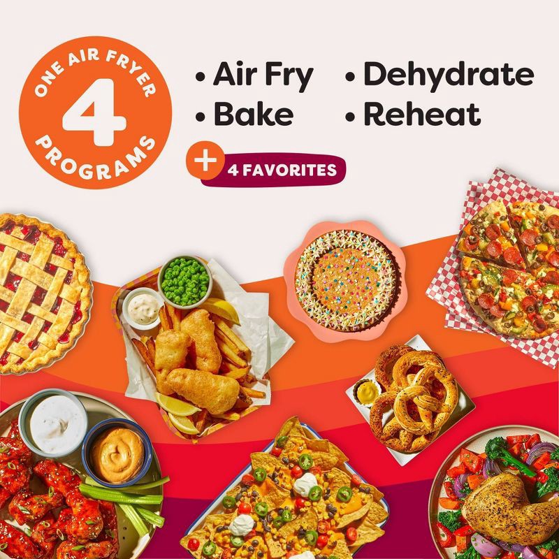 slide 3 of 7, Instant Pot 5.3qt Air Fryer with Odor Erase + Clearcook, 5.3 qt