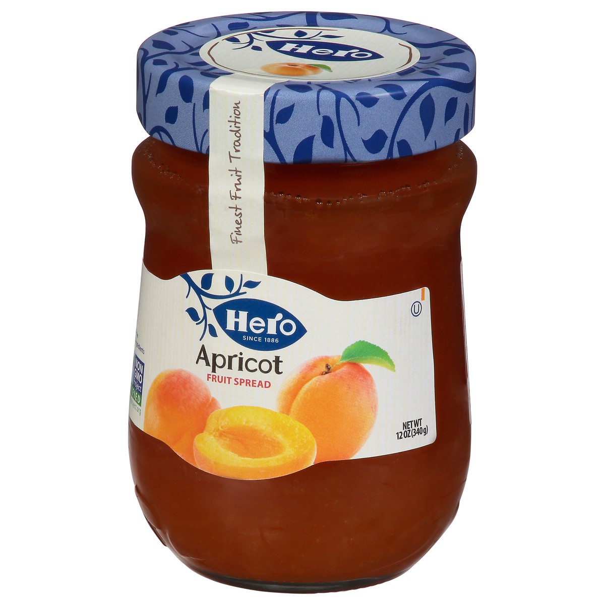 slide 2 of 12, Hero Apricot Fruit Spread 12 oz, 12 oz